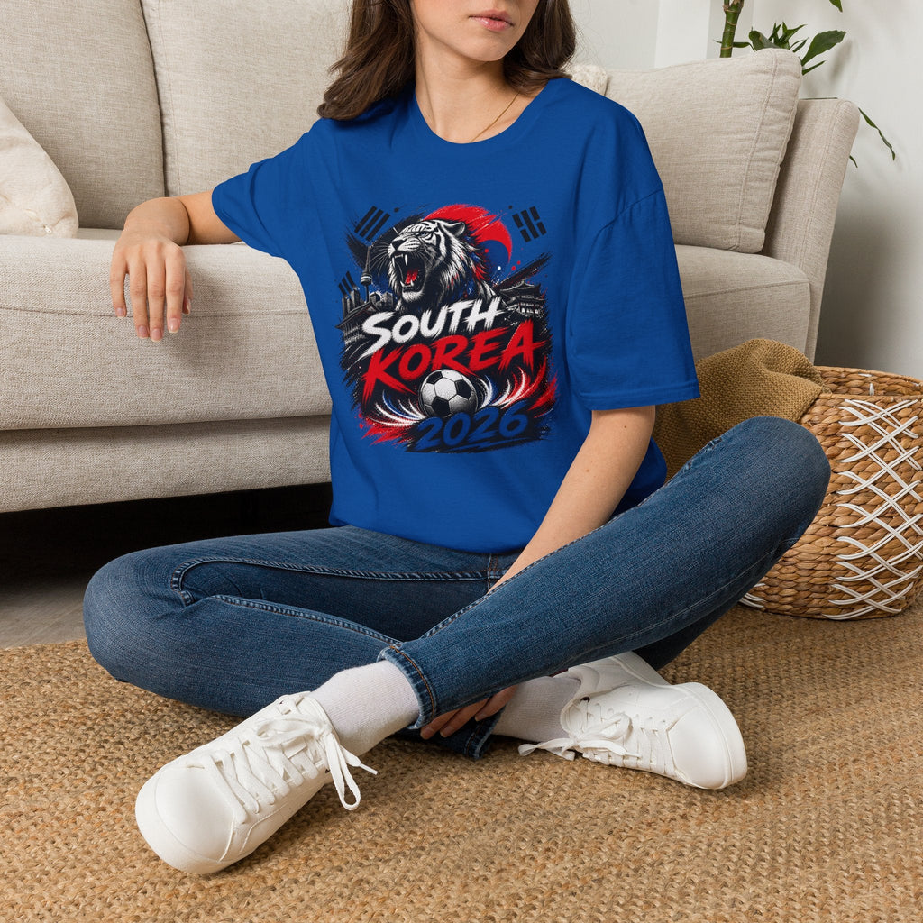 South Korea 2026 World Cup Graphic T-Shirt - soccer fan t-shirt | GoalRush Studio