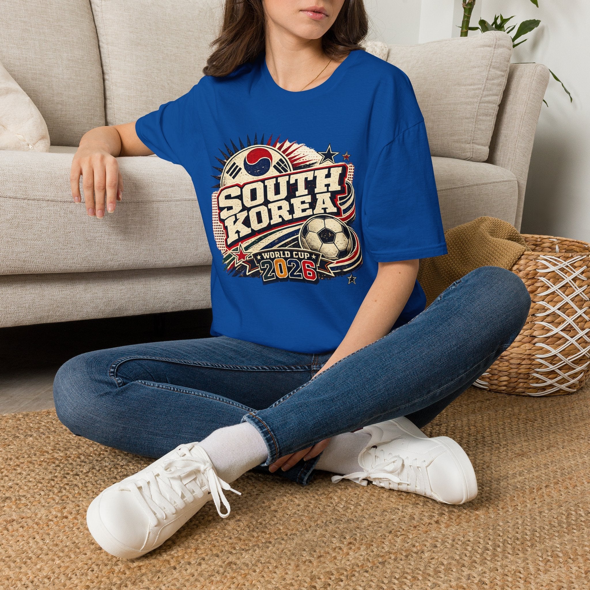 South Korea 2026 World Cup Retro T-Shirt - soccer fan t-shirt | GoalRush Studio