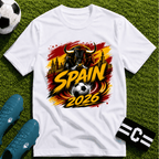 Spain 2026 World Cup Soccer Graphic T‑Shirt - soccer fan t-shirt | GoalRush Studio