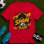 Spain 2026 World Cup Soccer Graphic T‑Shirt - soccer fan t-shirt | GoalRush Studio