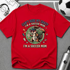 Squirrel - Can't Hide My Crazy I'm A Soccer Mom T-Shirt - soccer fan t-shirt | GoalRush Studio