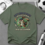 Squirrel - Can't Hide My Crazy I'm A Soccer Mom T-Shirt - soccer fan t-shirt | GoalRush Studio