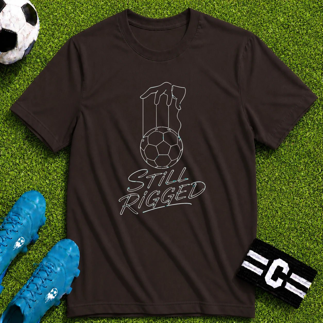 Still Rigged T-Shirt - soccer fan t-shirt | GoalRush Studio