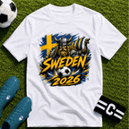 Sweden 2026 World Cup Graphic T-Shirt - soccer fan t-shirt | GoalRush Studio