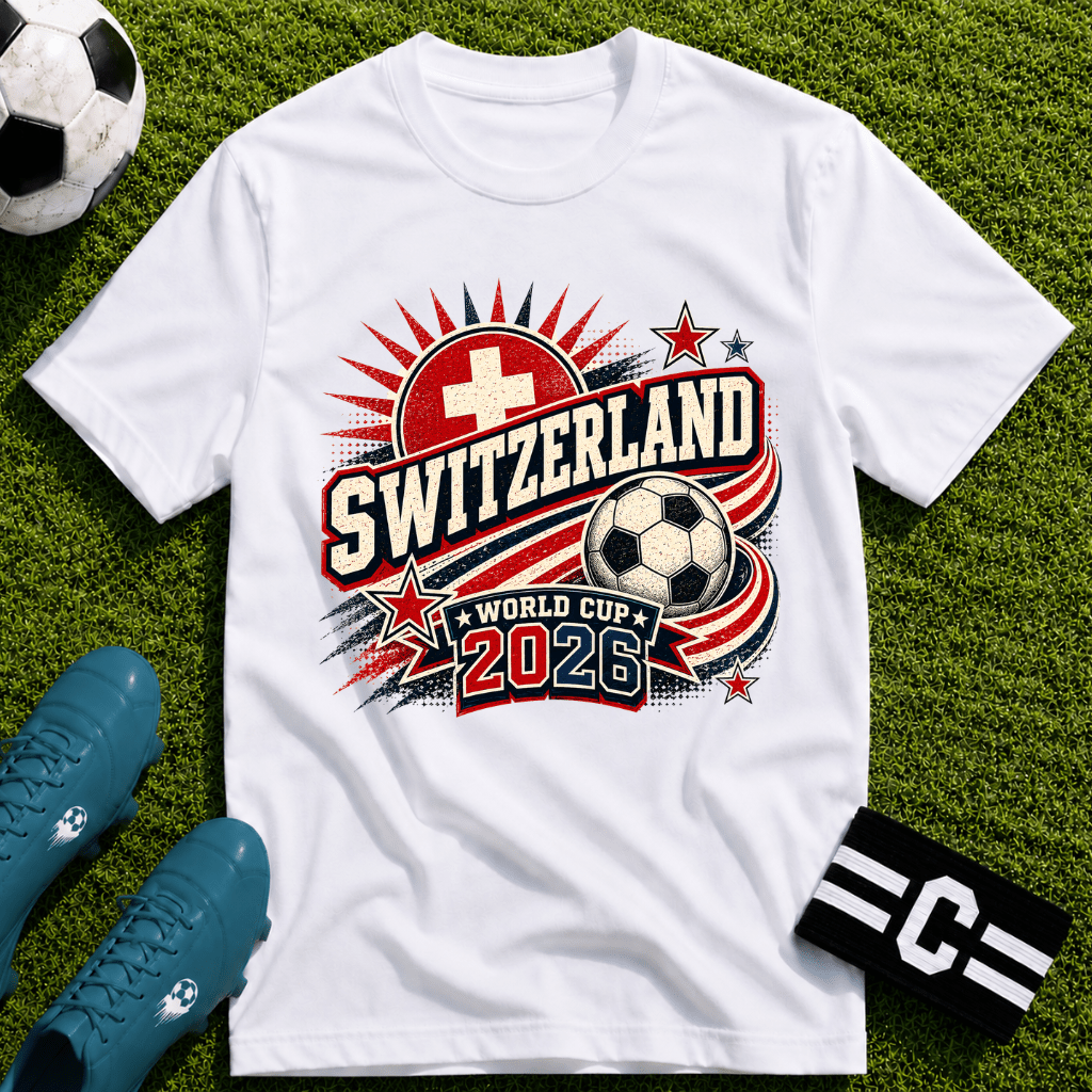 Switzerland 2026 World Cup Retro T-Shirt - soccer fan t-shirt | GoalRush Studio