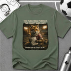 Tactical Fox Soccer T-Shirt "The Plan Was Perfect, The Shot Was Not" - soccer fan t-shirt | GoalRush Studio