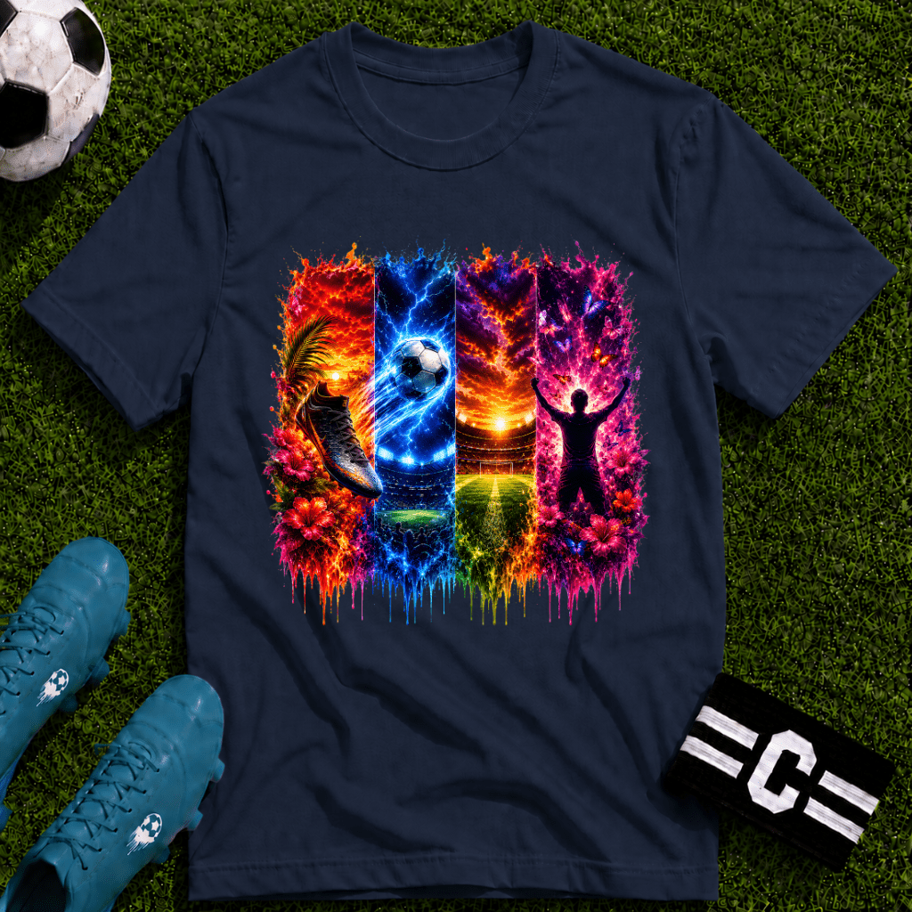 The Beautiful Game Soccer T-Shirt - soccer fan t-shirt | GoalRush Studio