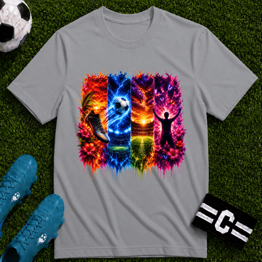 The Beautiful Game Soccer T-Shirt - soccer fan t-shirt | GoalRush Studio