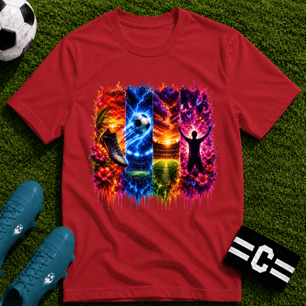 The Beautiful Game Soccer T-Shirt - soccer fan t-shirt | GoalRush Studio