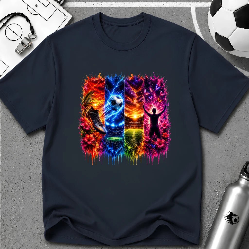 The Beautiful Game Soccer T-Shirt - soccer fan t-shirt | GoalRush Studio