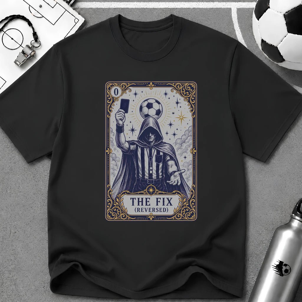 The Fix Tarot Card T-Shirt - soccer fan t-shirt | GoalRush Studio