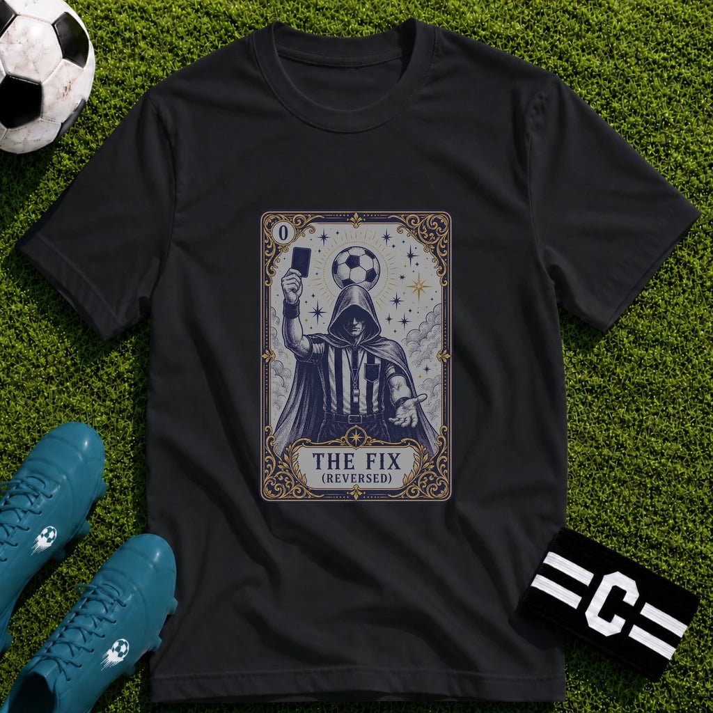 The Fix Tarot Card T-Shirt - soccer fan t-shirt | GoalRush Studio