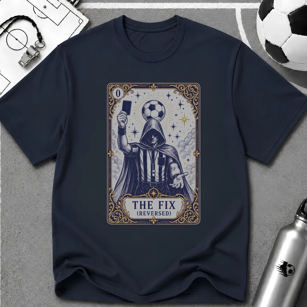 The Fix Tarot Card T-Shirt - soccer fan t-shirt | GoalRush Studio