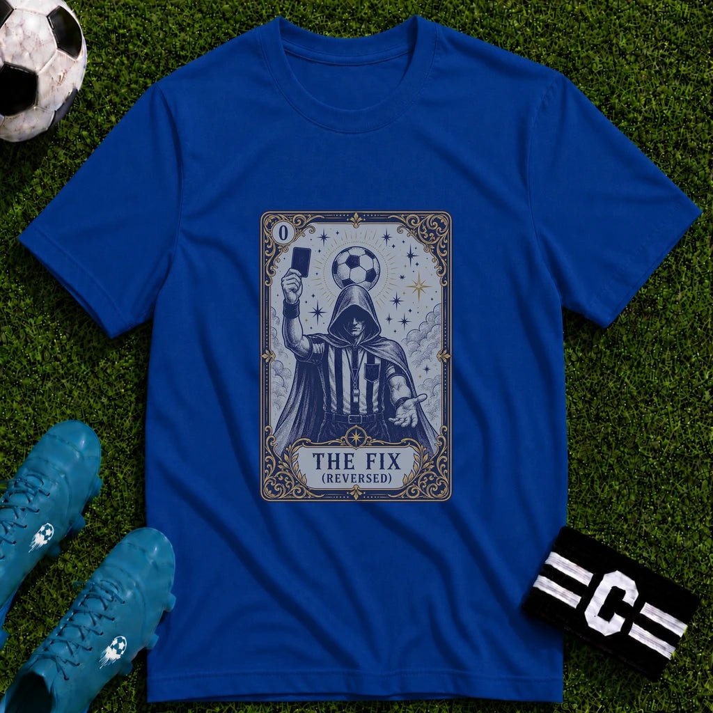 The Fix Tarot Card T-Shirt - soccer fan t-shirt | GoalRush Studio