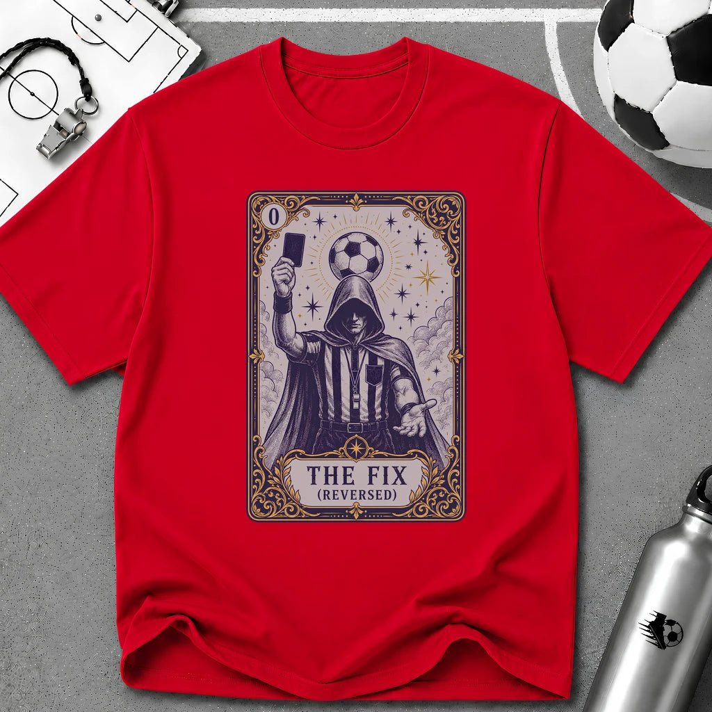 The Fix Tarot Card T-Shirt - soccer fan t-shirt | GoalRush Studio