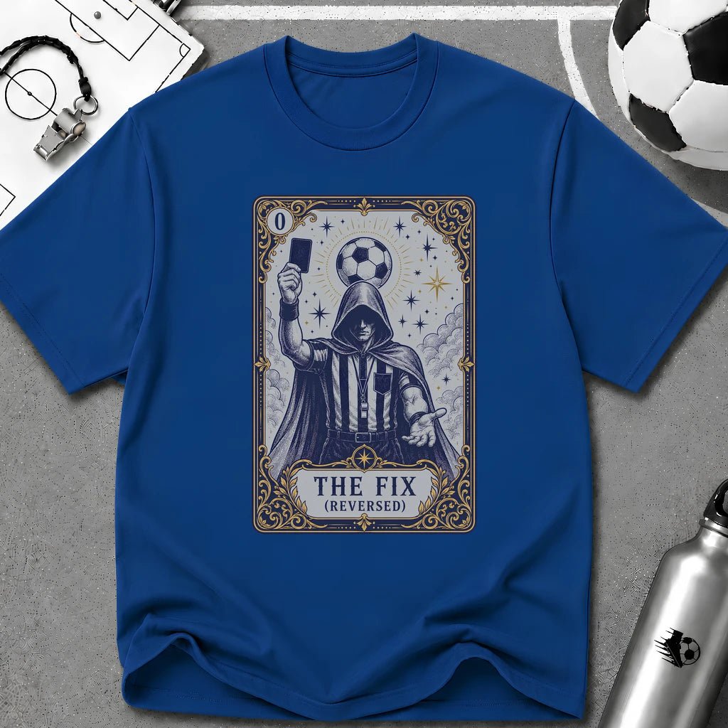The Fix Tarot Card T-Shirt - soccer fan t-shirt | GoalRush Studio