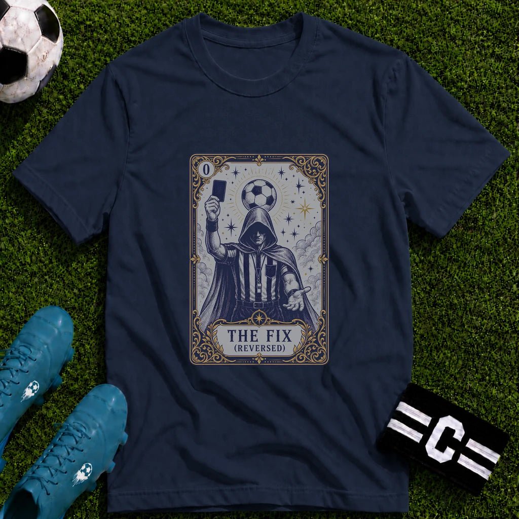 The Fix Tarot Card T-Shirt - soccer fan t-shirt | GoalRush Studio