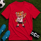 Tiger Cub Soccer Player T-Shirt - soccer fan t-shirt | GoalRush Studio