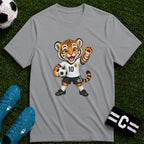 Tiger Cub Soccer Player T-Shirt - soccer fan t-shirt | GoalRush Studio