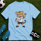 Tiger Cub Soccer Player T-Shirt - soccer fan t-shirt | GoalRush Studio
