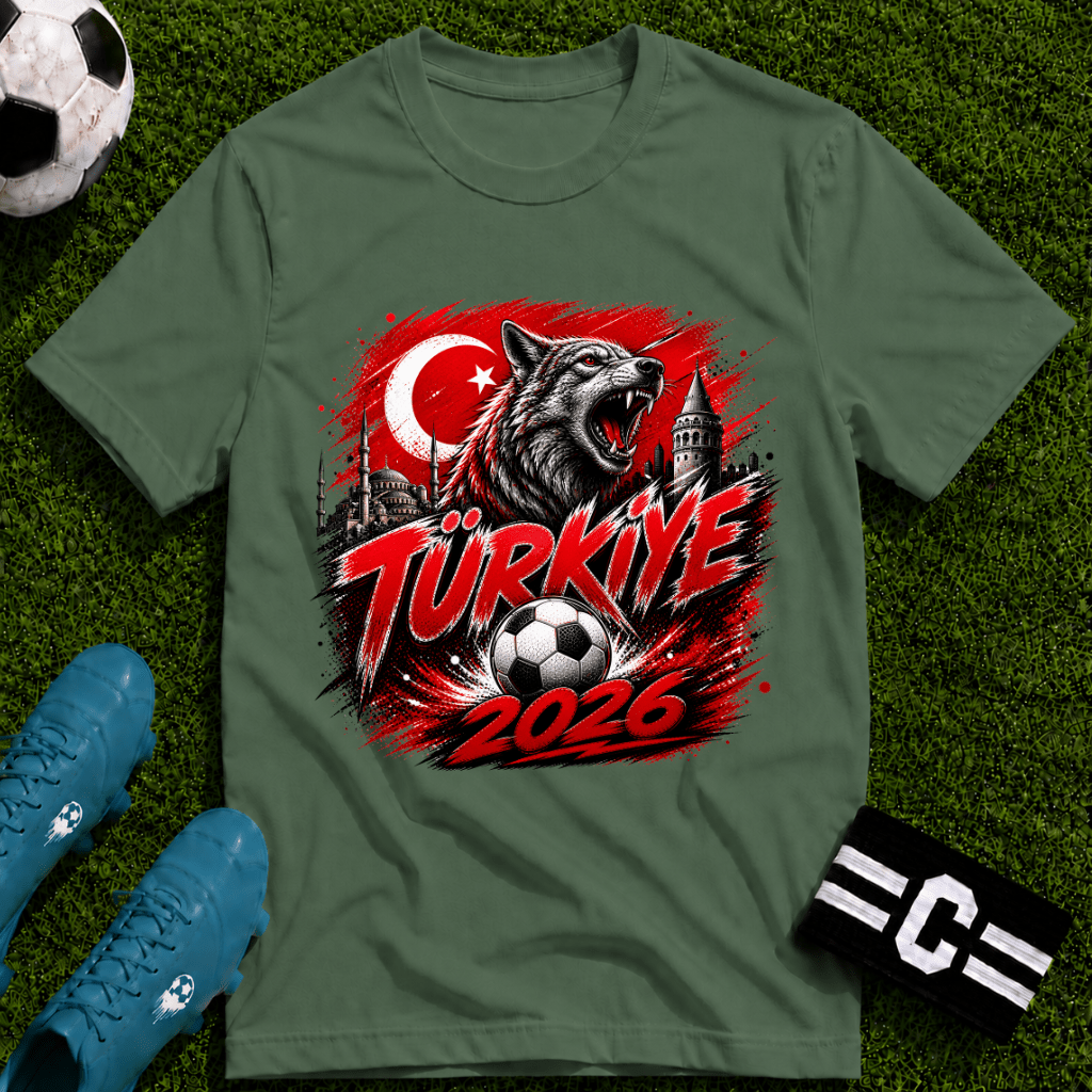 Türkiye 2026 World Cup Graphic T-Shirt - soccer fan t-shirt | GoalRush Studio