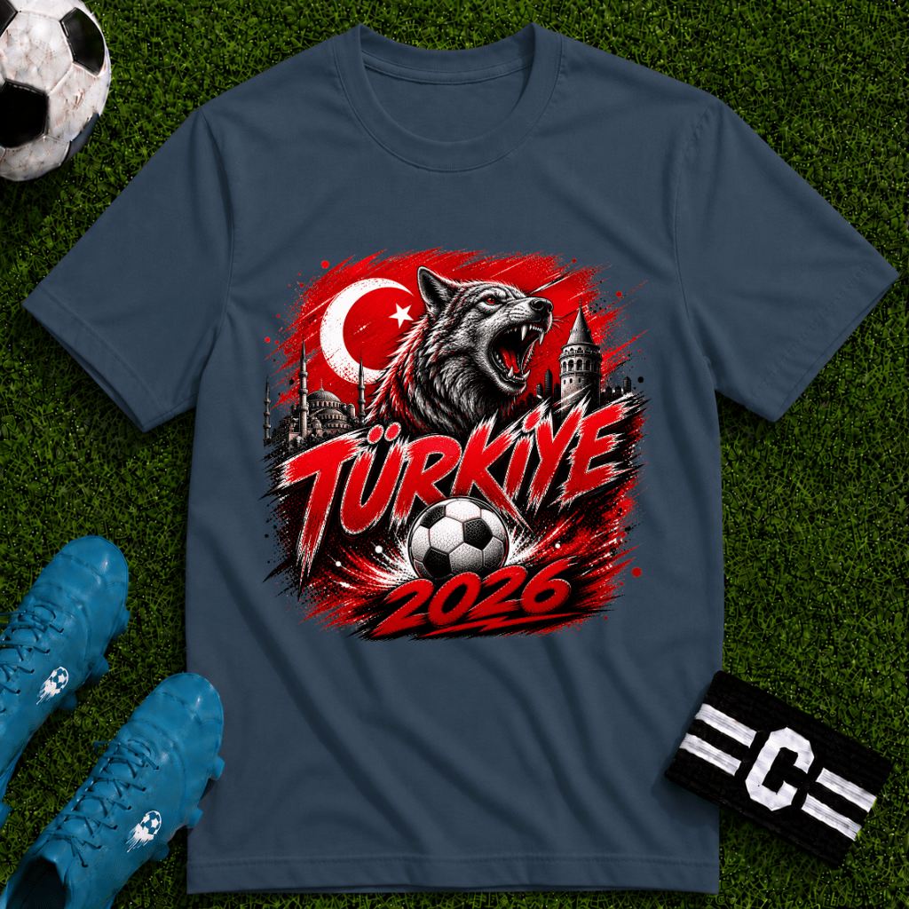 Türkiye 2026 World Cup Graphic T-Shirt - soccer fan t-shirt | GoalRush Studio