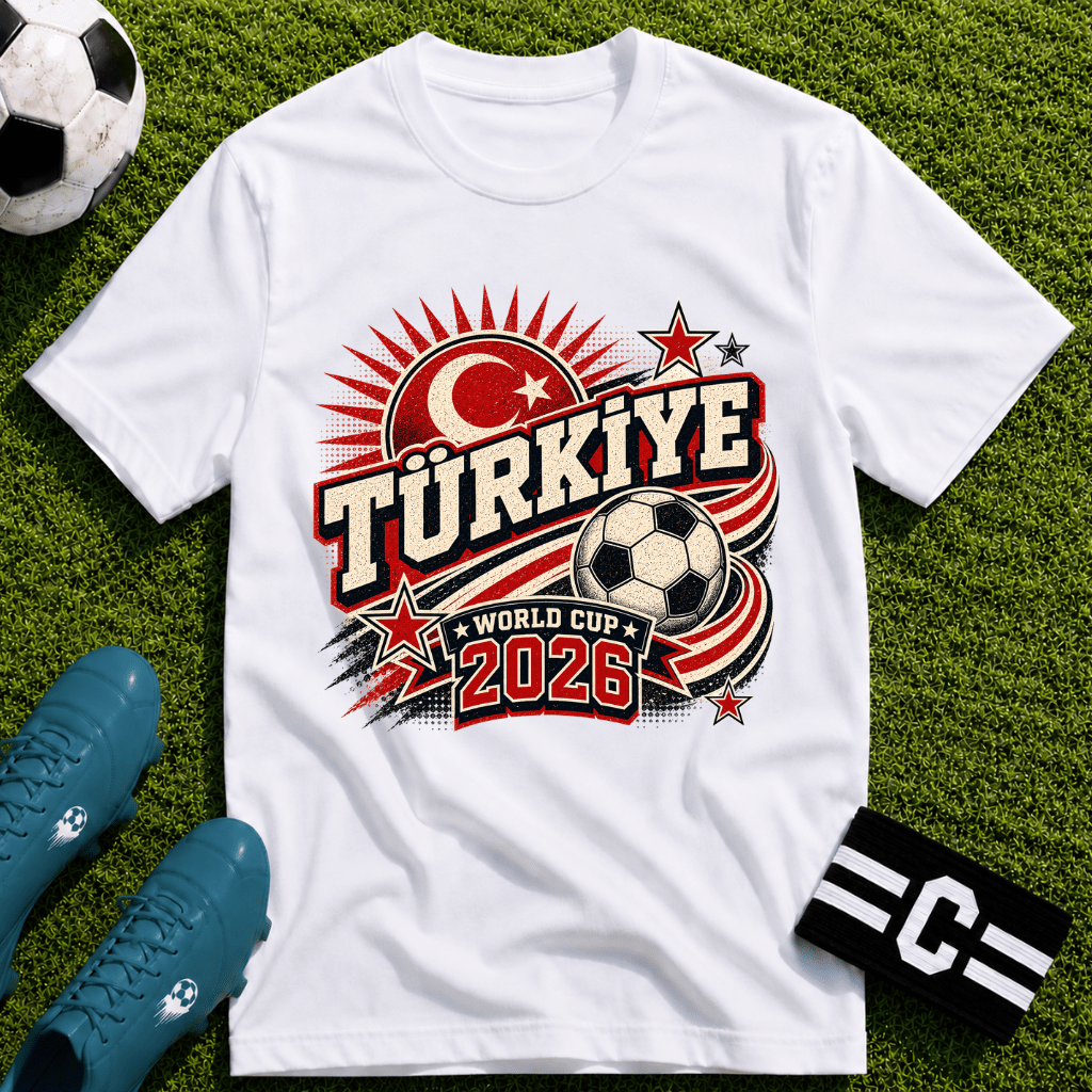 Türkiye 2026 World Cup Retro T‑Shirt - soccer fan t-shirt | GoalRush Studio