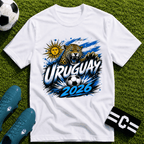 Uruguay 2026 World Cup Graphic T-Shirt - soccer fan t-shirt | GoalRush Studio