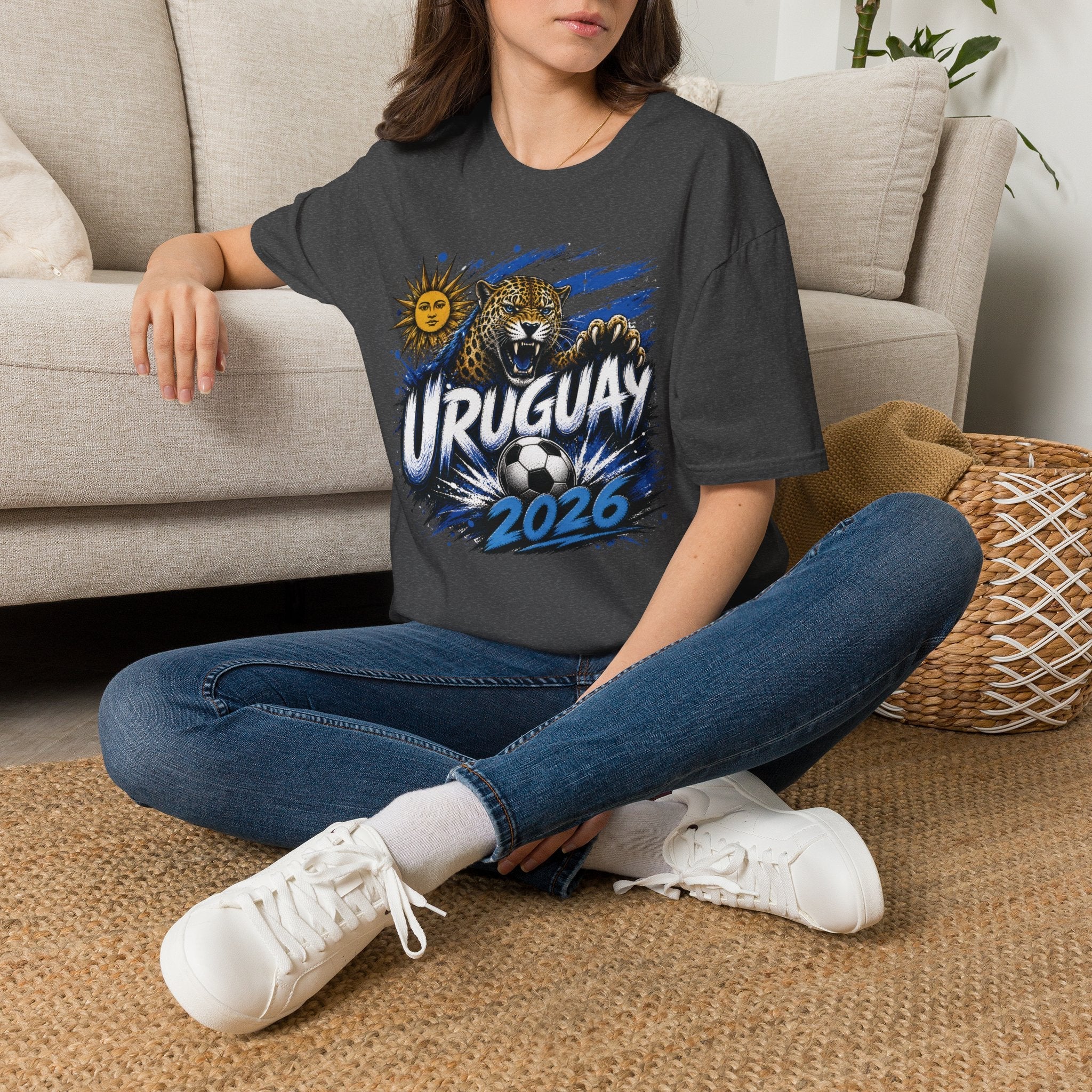 Uruguay 2026 World Cup Graphic T-Shirt - soccer fan t-shirt | GoalRush Studio