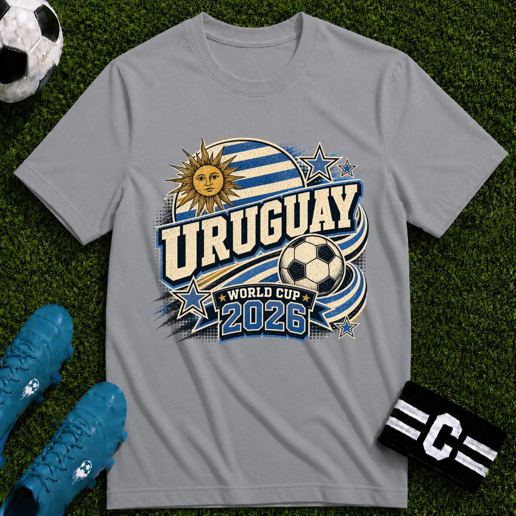 Uruguay 2026 World Cup Retro T-Shirt - soccer fan t-shirt | GoalRush Studio