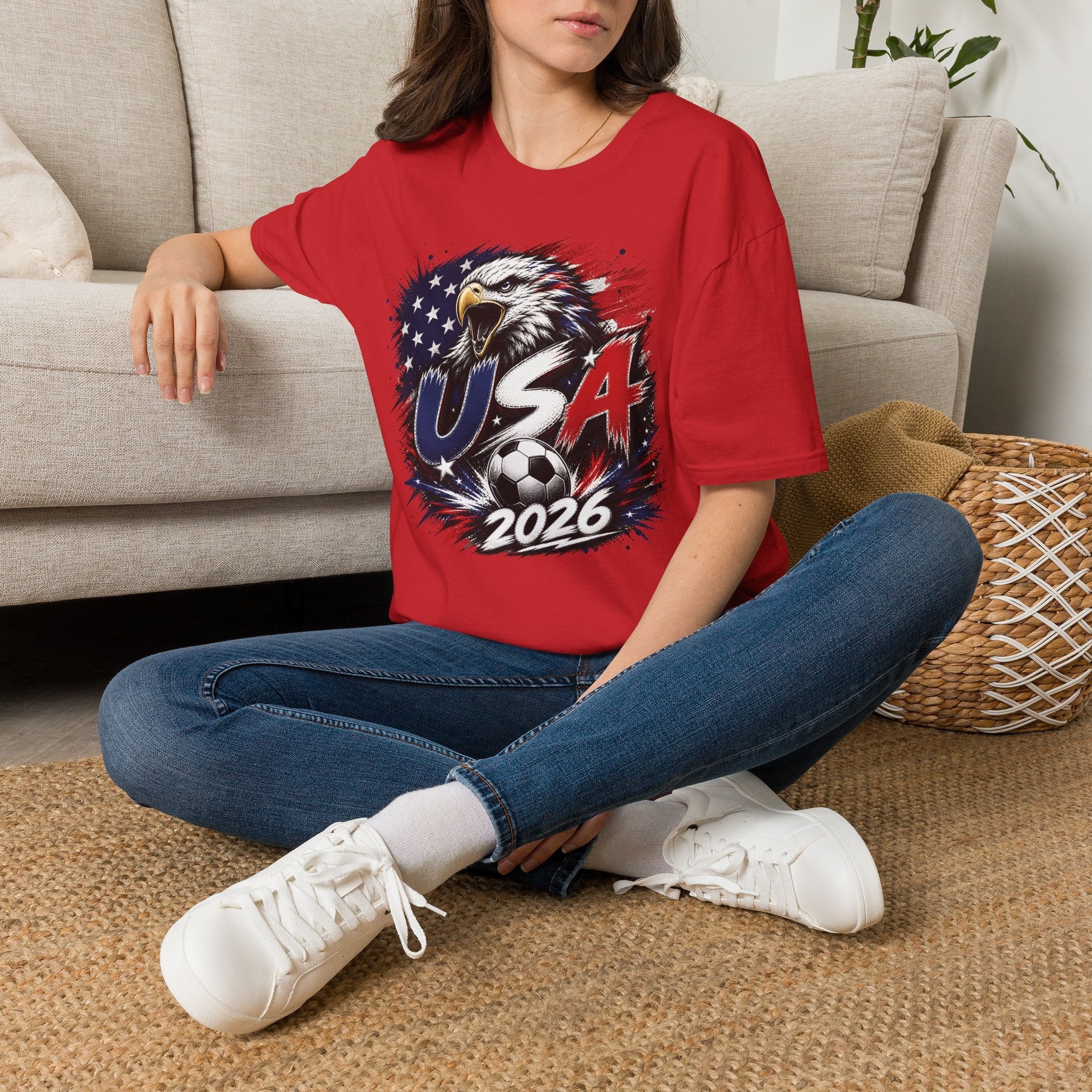 USA 2026 World Cup Graphic T-Shirt - soccer fan t-shirt | GoalRush Studio