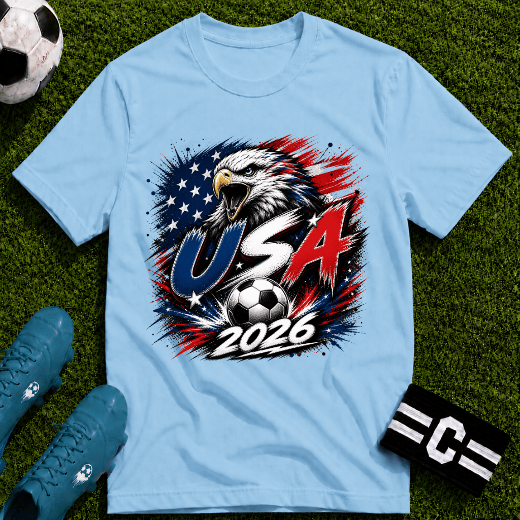USA 2026 World Cup Graphic T-Shirt - soccer fan t-shirt | GoalRush Studio
