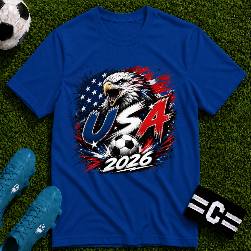 USA 2026 World Cup Graphic T-Shirt - soccer fan t-shirt | GoalRush Studio