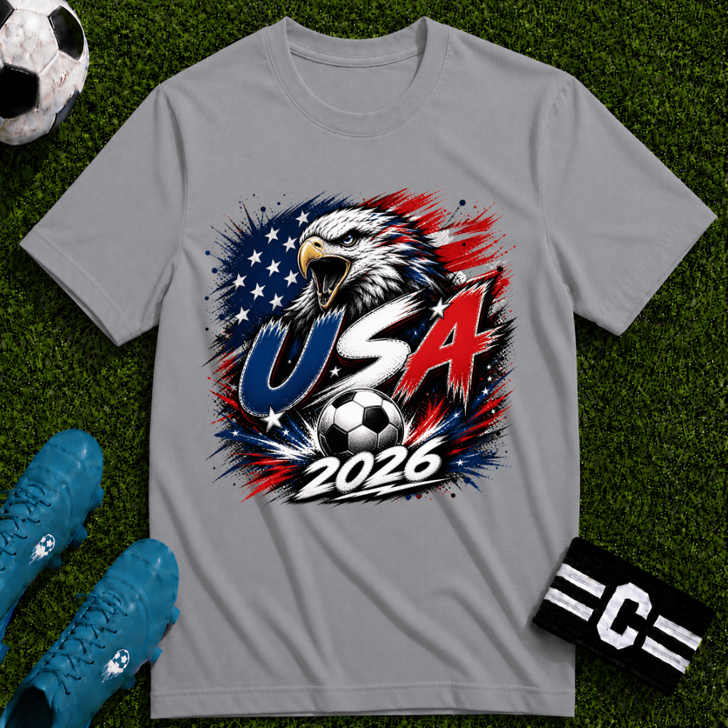 USA 2026 World Cup Graphic T-Shirt - soccer fan t-shirt | GoalRush Studio