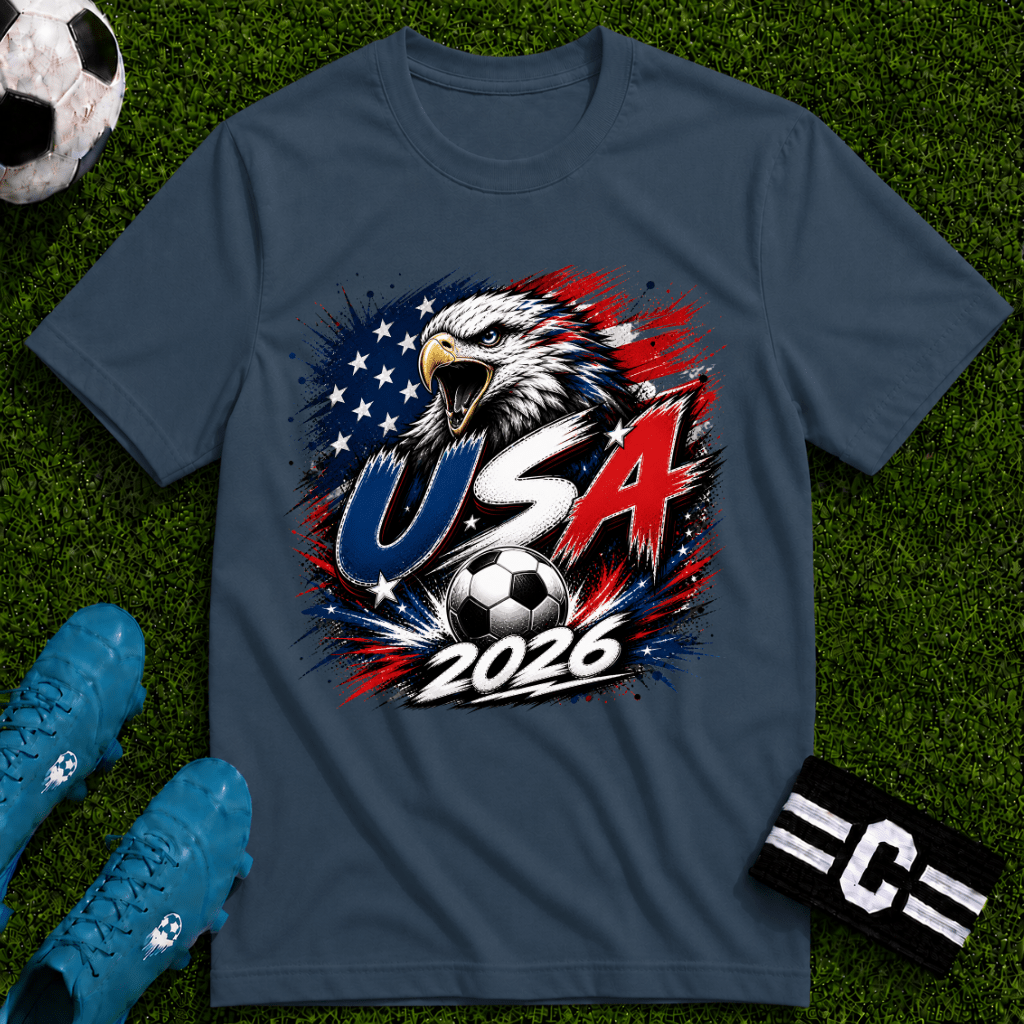 USA 2026 World Cup Graphic T-Shirt - soccer fan t-shirt | GoalRush Studio