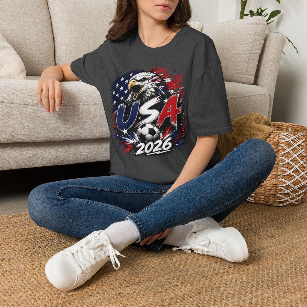 USA 2026 World Cup Graphic T-Shirt - soccer fan t-shirt | GoalRush Studio