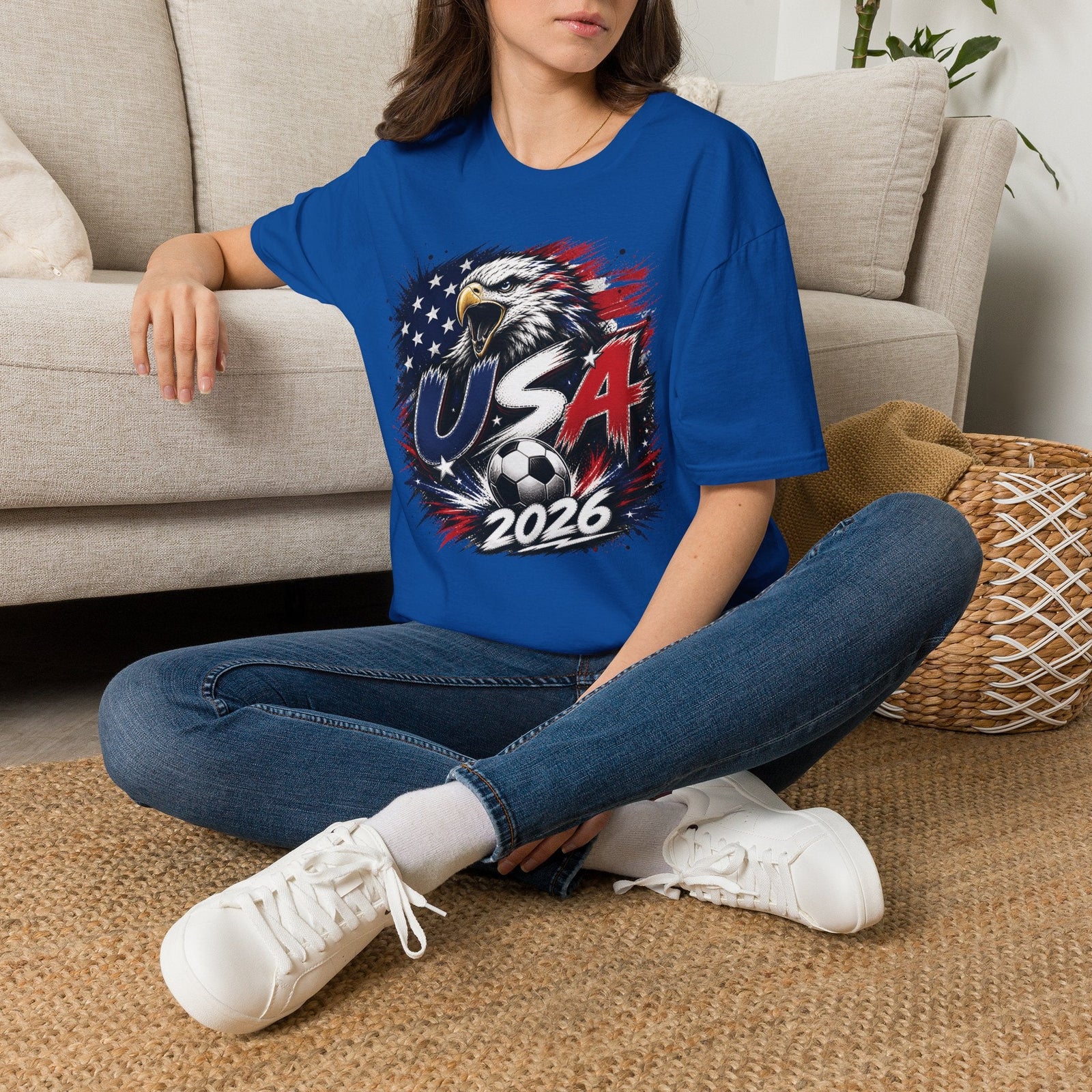 USA 2026 World Cup Graphic T-Shirt - soccer fan t-shirt | GoalRush Studio
