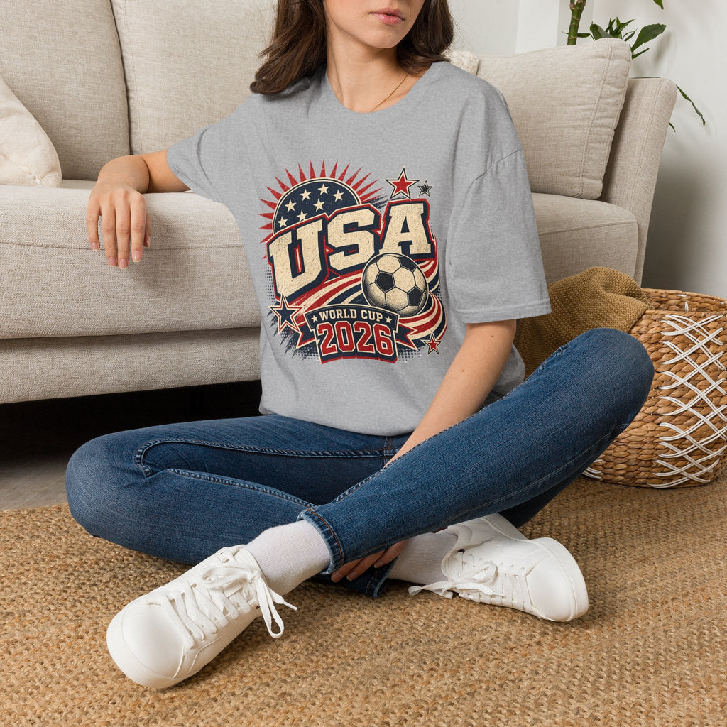 USA 2026 World Cup Retro T-Shirt - soccer fan t-shirt | GoalRush Studio