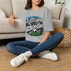 Uzbekistan 2026 World Cup Graphic T-Shirt - soccer fan t-shirt | GoalRush Studio