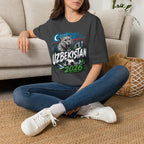 Uzbekistan 2026 World Cup Graphic T-Shirt - soccer fan t-shirt | GoalRush Studio