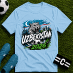 Uzbekistan 2026 World Cup Graphic T-Shirt - soccer fan t-shirt | GoalRush Studio