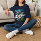 Uzbekistan 2026 World Cup Graphic T-Shirt - soccer fan t-shirt | GoalRush Studio