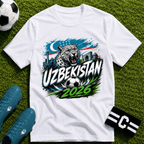 Uzbekistan 2026 World Cup Graphic T-Shirt - soccer fan t-shirt | GoalRush Studio