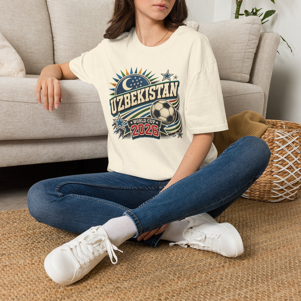Uzbekistan 2026 World Cup Retro T-Shirt - soccer fan t-shirt | GoalRush Studio