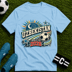 Uzbekistan 2026 World Cup Retro T-Shirt - soccer fan t-shirt | GoalRush Studio