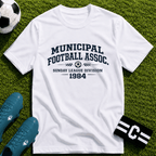 Vintage Football Association T-Shirt "Municipal Football Assoc. 1984" - soccer fan t-shirt | GoalRush Studio