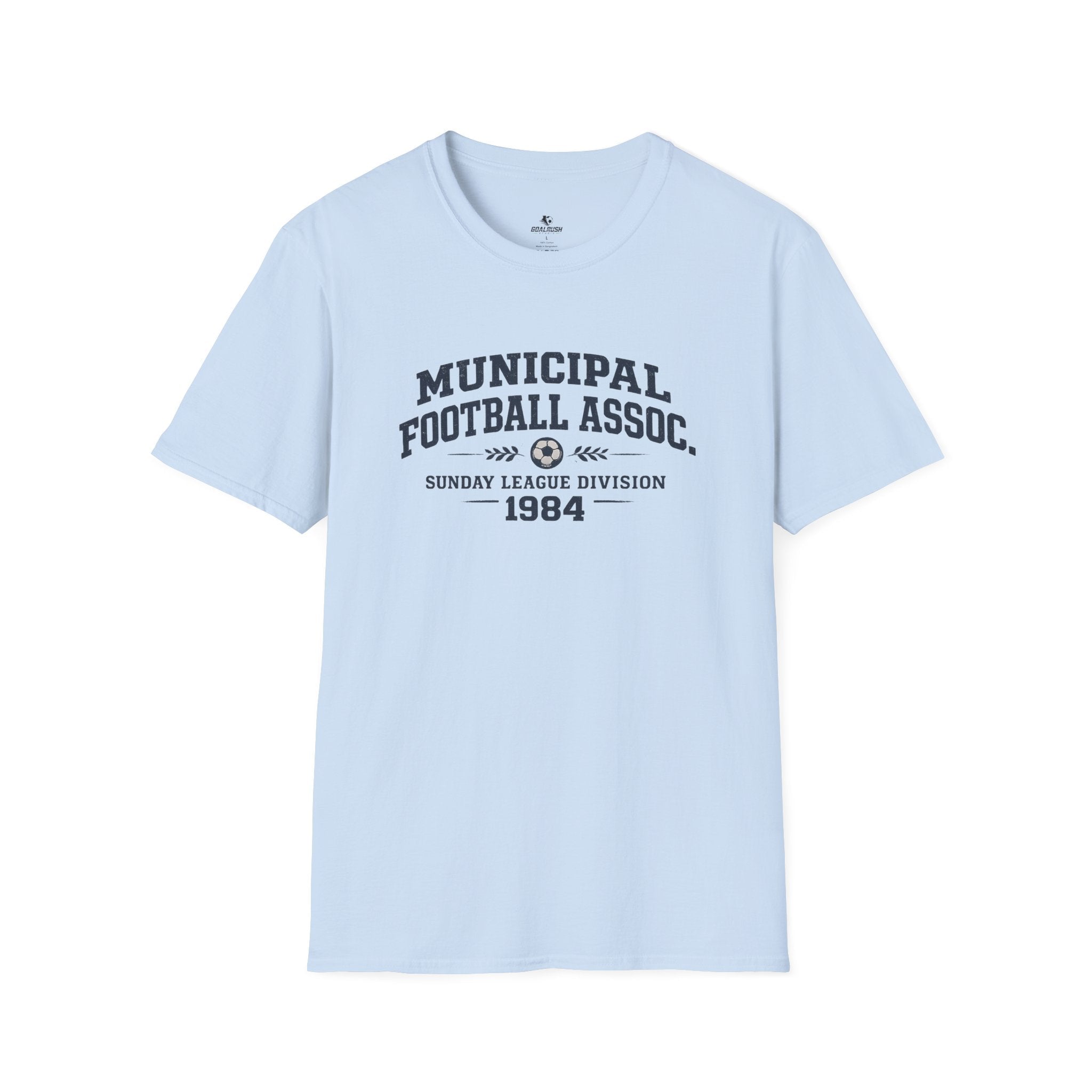 Vintage Football Association T-Shirt "Municipal Football Assoc. 1984" - soccer fan t-shirt | GoalRush Studio