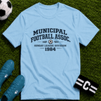 Vintage Football Association T-Shirt "Municipal Football Assoc. 1984" - soccer fan t-shirt | GoalRush Studio