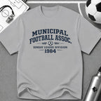 Vintage Football Association T-Shirt "Municipal Football Assoc. 1984" - soccer fan t-shirt | GoalRush Studio