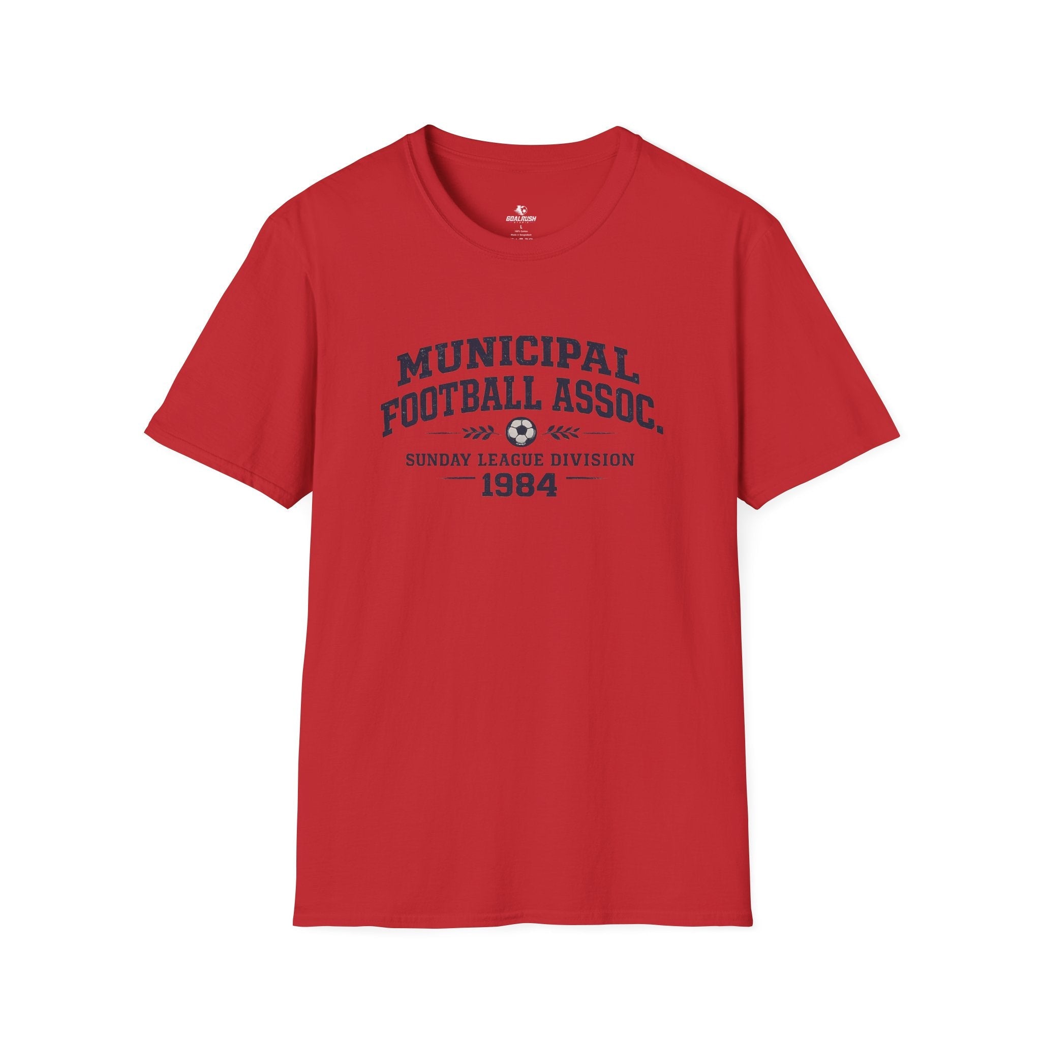 Vintage Football Association T-Shirt "Municipal Football Assoc. 1984" - soccer fan t-shirt | GoalRush Studio